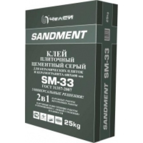 См Клей ЧЕЛСИ-КЕРАМОГРАНИТ SM-33  25кг (56)