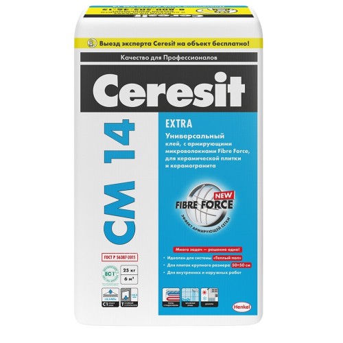См Клей CERESIT CM-14, 25кг (48)