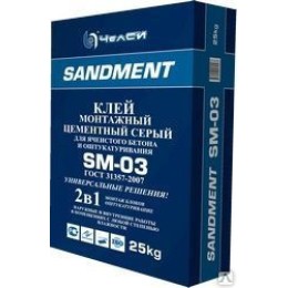См Клей ЧЕЛСИ-БЛОК SM-03 для яч.бетонов серый 25кг (56)