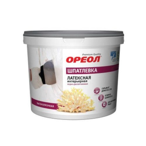 Шпаклевка 4кг латексная Ореол