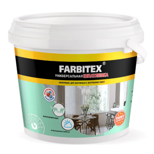 Шпаклевка 3,5кг FARBITEX для наружних работ