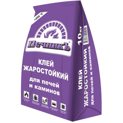 См Клей жаростойкий для печей и каминов "Печникъ" 10,0 кг(1963385)